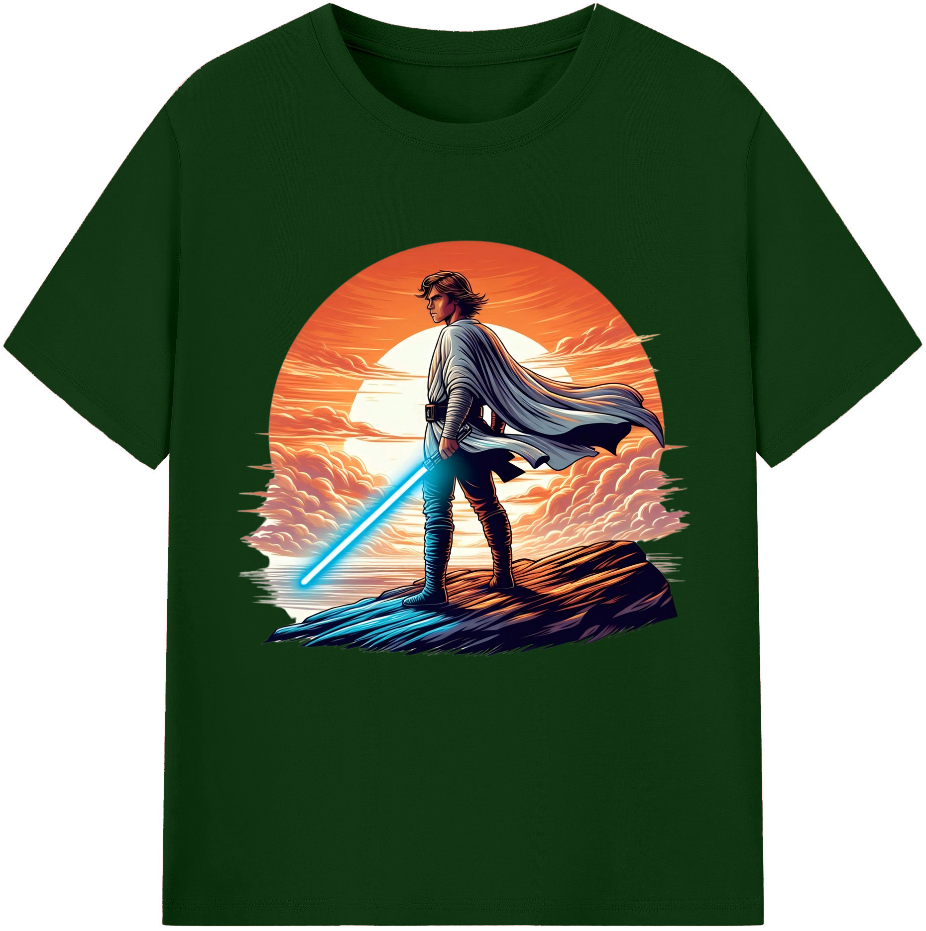 （画像用） スター・ウォーズ Star Wars 綿100％半袖Tシャツ（フロントプリント）